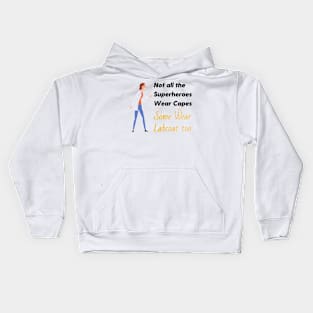 Superheroes wear Labcoat Kids Hoodie